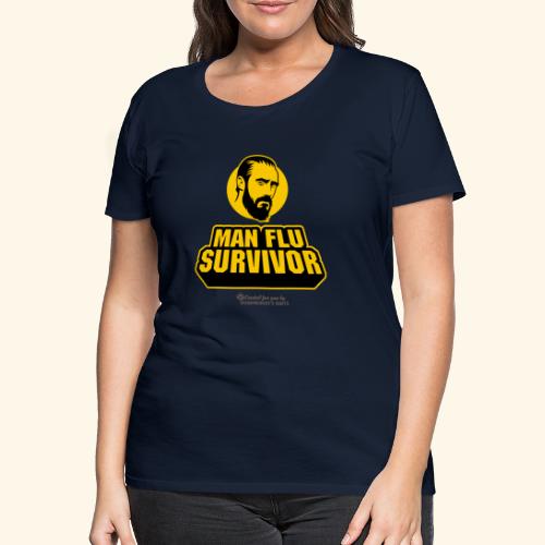 Man Flu Survivor Internet Meme - Frauen Premium T-Shirt