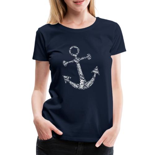 Hoffnung International Anker Symbol - Frauen Premium T-Shirt