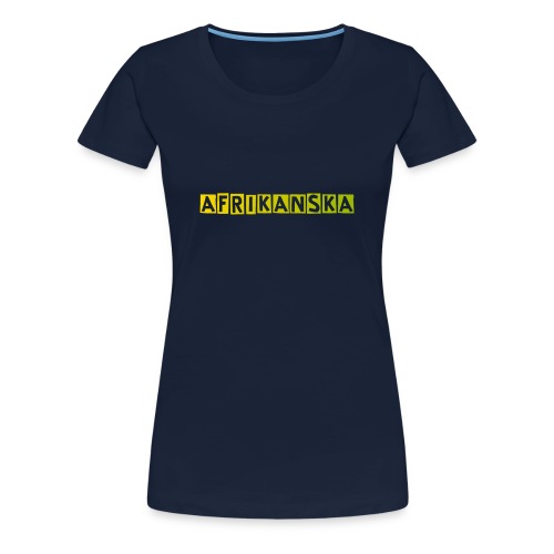 Afrikanska - Premium-T-shirt dam