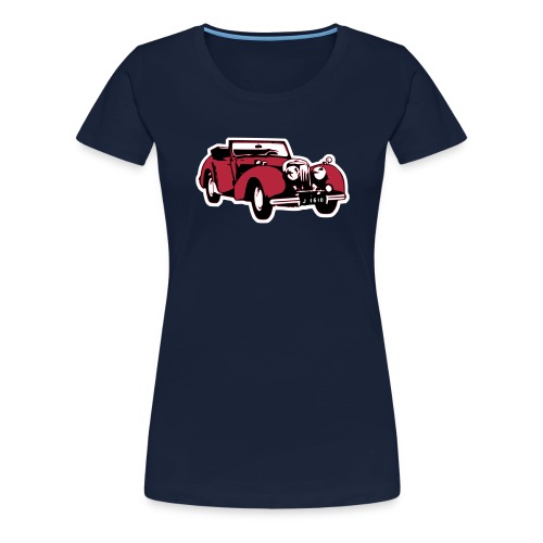 Triumph Roadster Oldtimer (mit HG) - Frauen Premium T-Shirt