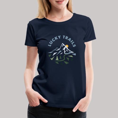 Lucky Trails mit Hashtag - Frauen Premium T-Shirt