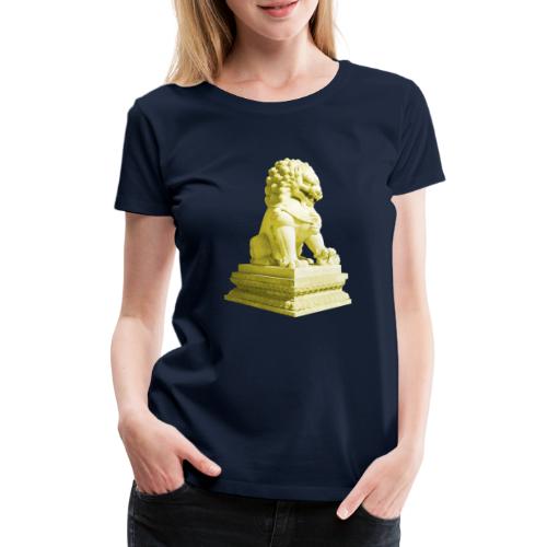 Fu Hund Tempelwächter Wächterlöwe Buddha China - Frauen Premium T-Shirt