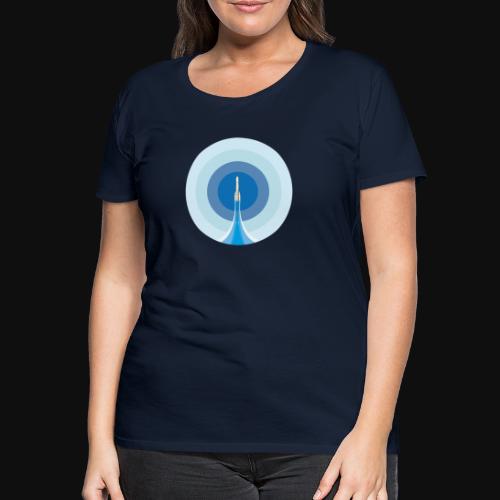 Ariane 6 solar blue version by ItArtWork - Women's Premium T-Shirt