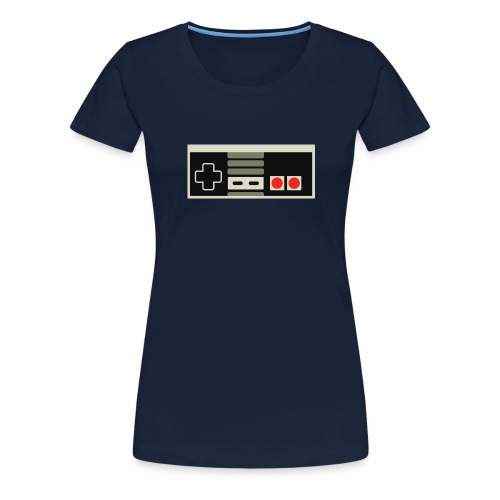 Peliohjain NES - Naisten premium t-paita