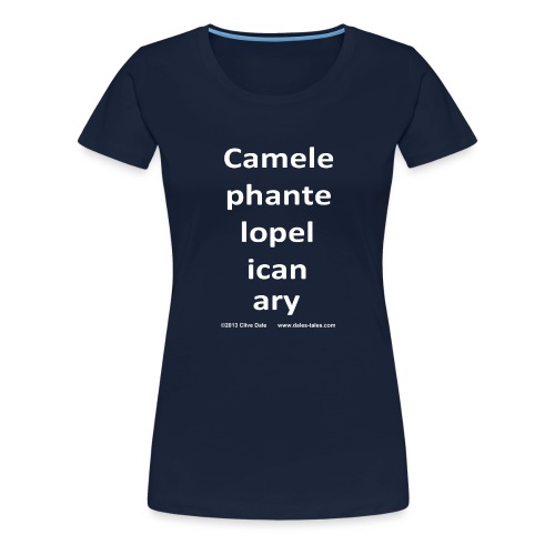 camelepha 5lines white - Women's Premium T-Shirt