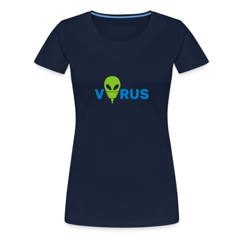 Alien Virus - Dame premium T-shirt