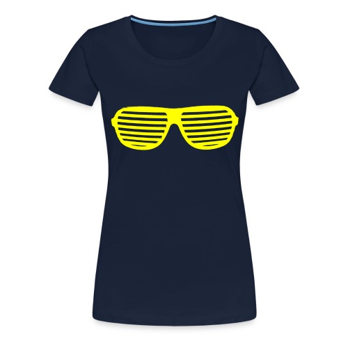 lunette jaune - T-shirt Premium Femme