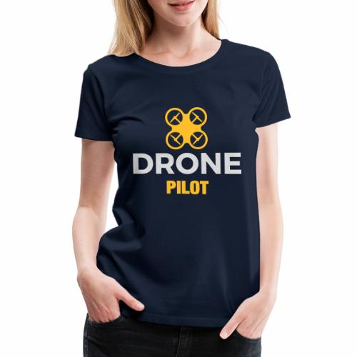 Logo Drone Pilot 5 klein - Vrouwen Premium T-shirt