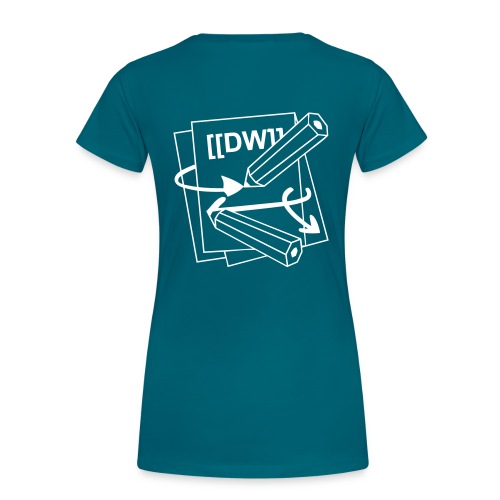 DokuWiki Logo mono - Women's Premium T-Shirt