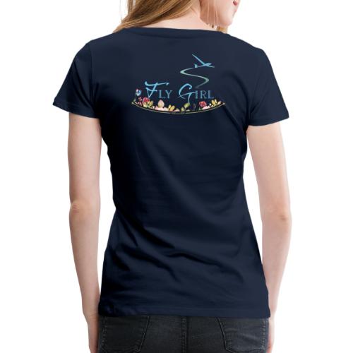 Logo Flygirl - Frauen Premium T-Shirt