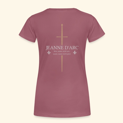 Jeanne d arc - Frauen Premium T-Shirt