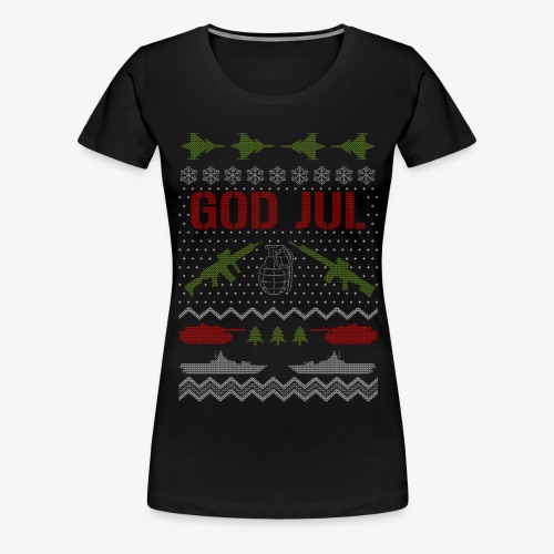 Ful jultröja - Ugly Christmas Sweater - Premium-T-shirt dam