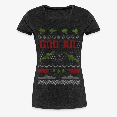 Ful jultröja - Ugly Christmas Sweater - Premium-T-shirt dam