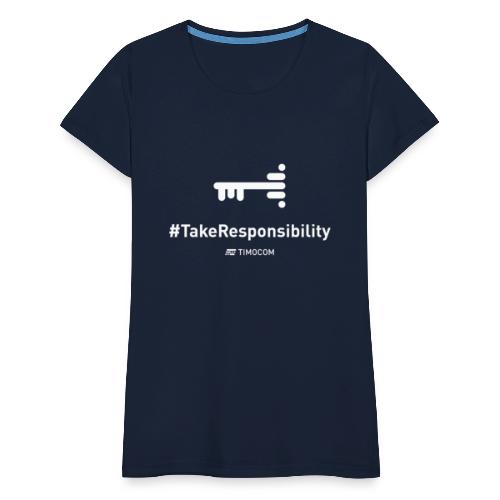 TakeResponsibility white - Koszulka damska Premium