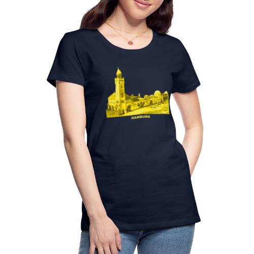 Hamburg Hansestadt Landungsbrücke Fischmarkt Hafen - Frauen Premium T-Shirt
