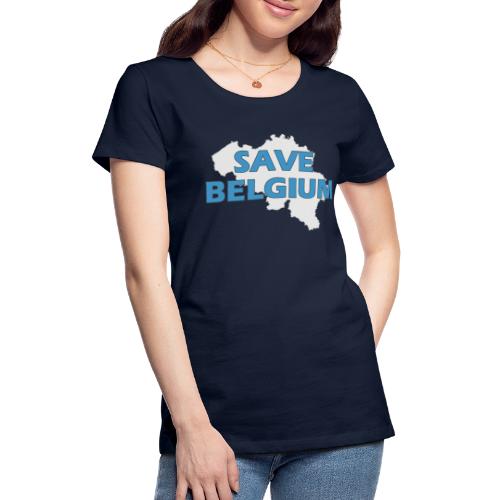 Save Belgium logo - Vrouwen Premium T-shirt