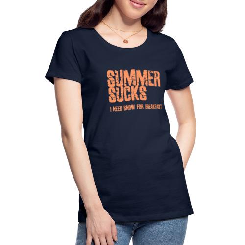 SUMMER SUCKS - Vrouwen Premium T-shirt
