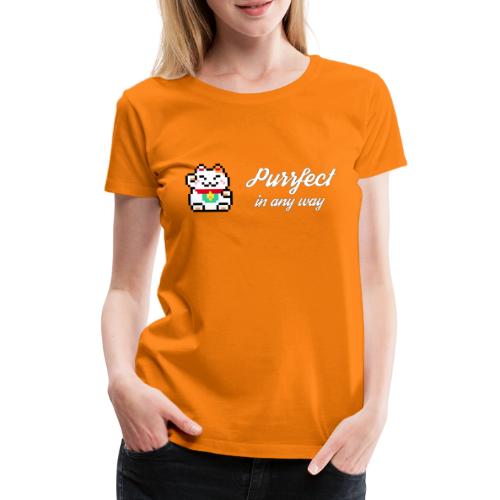 Purrfect in any way (White) - Women's Premium T-Shirt