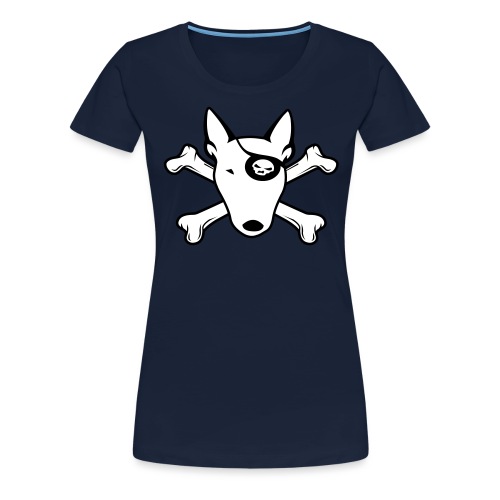 PIRATE Bullterrier - Frauen Premium T-Shirt