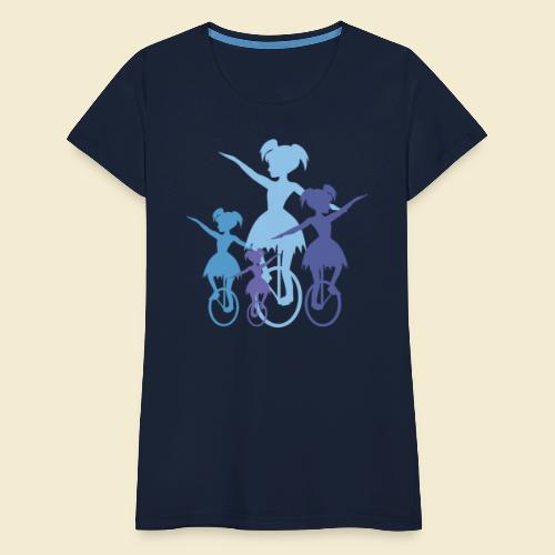 Einrad Girls - Frauen Premium T-Shirt