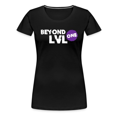Beyond LVL One Logo Weiss - Frauen Premium T-Shirt