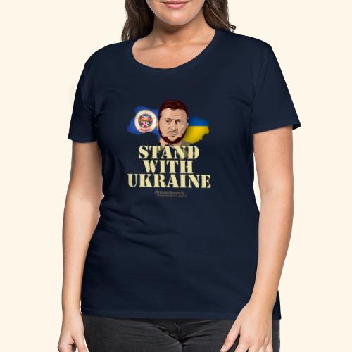 Ukraine Minnesota Unterstützer Merch Design - Frauen Premium T-Shirt