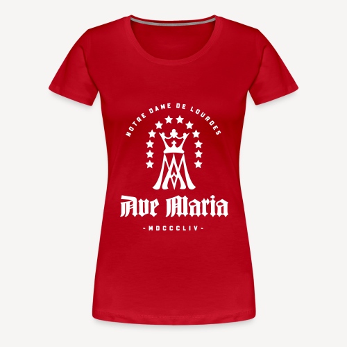 LOURDES- AVE MARIA - Women's Premium T-Shirt