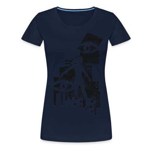 Network Glitch - Vrouwen Premium T-shirt