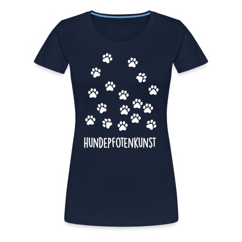 Vorschau: Hundepfotenkunst - Frauen Premium T-Shirt