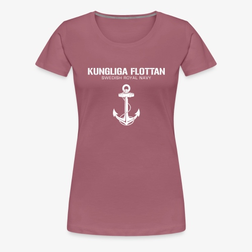 Kungliga Flottan - Swedish Royal Navy - ankare - Premium-T-shirt dam