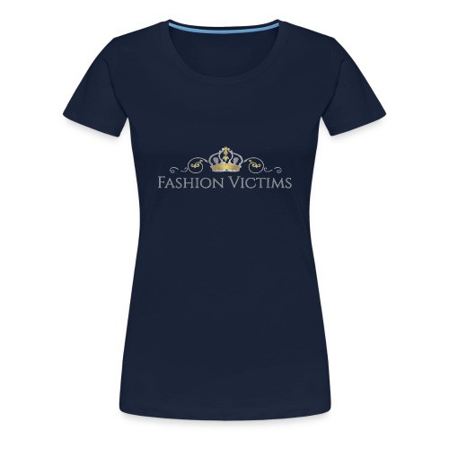 Official Fashion Victims Logo Gold/Silver - Vrouwen Premium T-shirt