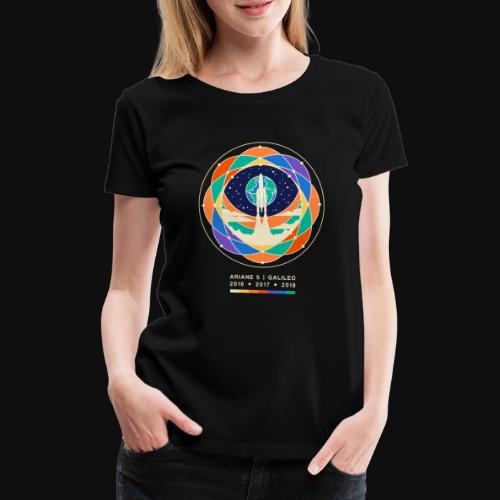 Ariane 5 and Galileo mission by Danny Haas - Women's Premium T-Shirt