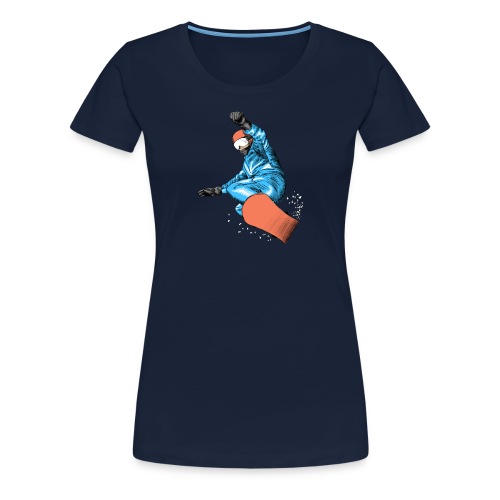 Snowboard - Frauen Premium T-Shirt
