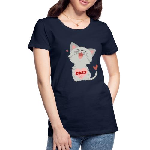 Chat 2023 - T-shirt Premium Femme