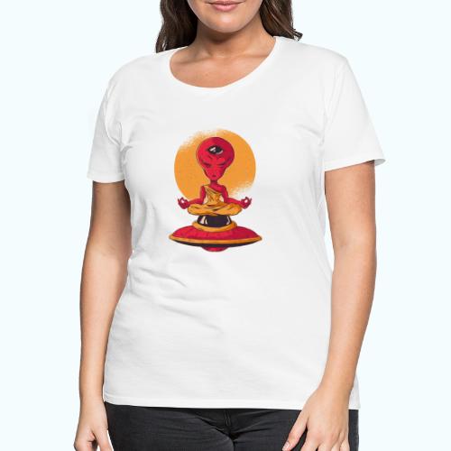 Alien meditation - Women's Premium T-Shirt