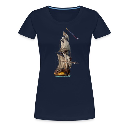Segelschiff - Frauen Premium T-Shirt