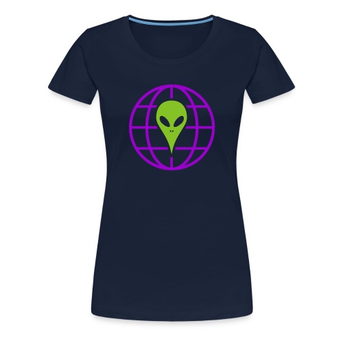 Planet Earth Alien - Women's Premium T-Shirt