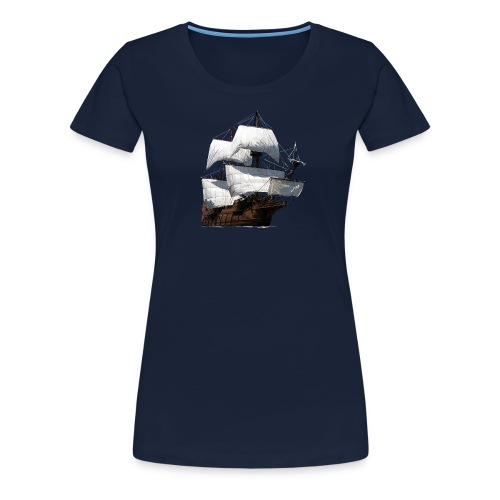 Segelschiff - Frauen Premium T-Shirt