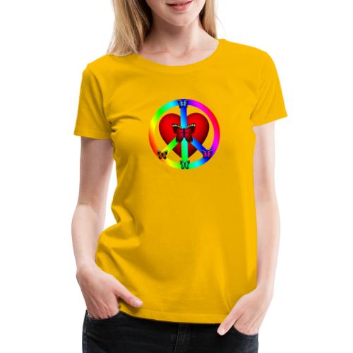 Peace Butterfly - Frauen Premium T-Shirt