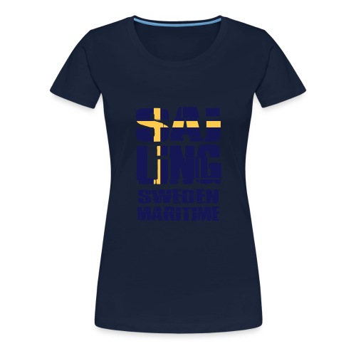Sweden Maritime Sailing - Frauen Premium T-Shirt