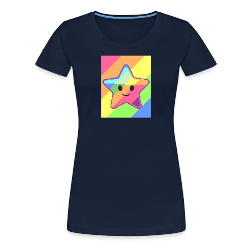 Regenbogen Stern - Frauen Premium T-Shirt