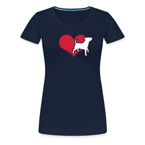hunde_dogz_bullyheart - Frauen Premium T-Shirt