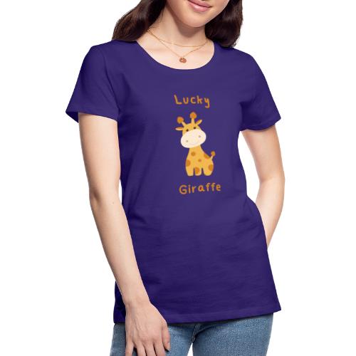 Lucky Giraffe - Koszulka damska Premium