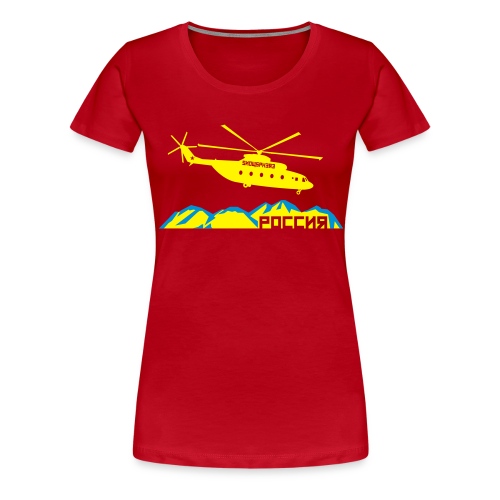 Russian Chopper Helidrop - Women's Premium T-Shirt
