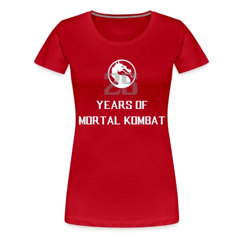 25 Years of Mortal Kombat: Mortal Kombat X ver. 01 - Women's Premium T-Shirt