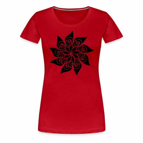 Rosace fleur - T-shirt Premium Femme