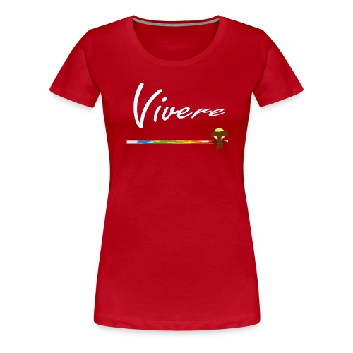 Vivere Font Logo - Frauen Premium T-Shirt