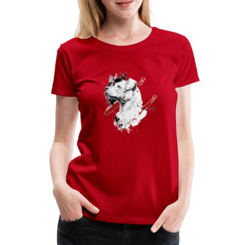 Dogo Argentino Design Vektor - Frauen Premium T-Shirt