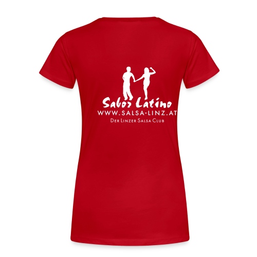 sabor latino tshirt hinten kurven10 - Frauen Premium T-Shirt