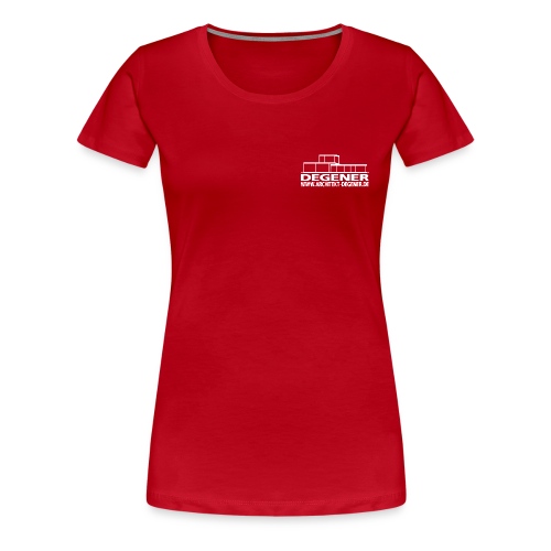 Degener Logo 110322 weiß - Frauen Premium T-Shirt